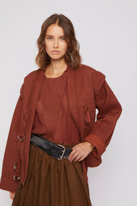 ZNOSTOCK_BLACK VESTE MONK - Black