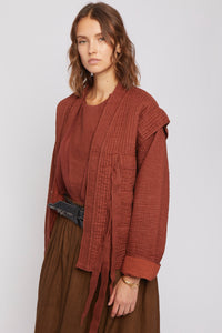 ZNOSTOCK_BLACK VESTE MONK - Black