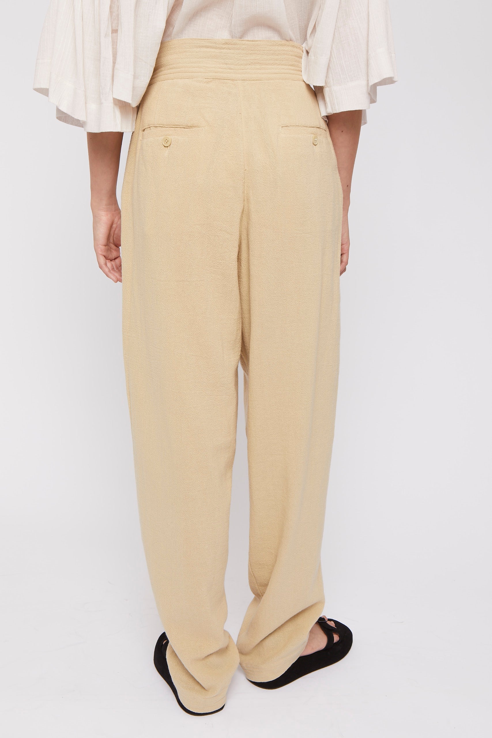 Pantalon Mono coupe fluide - Sand