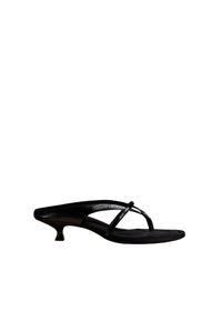 Monroe sandal in leather - Black