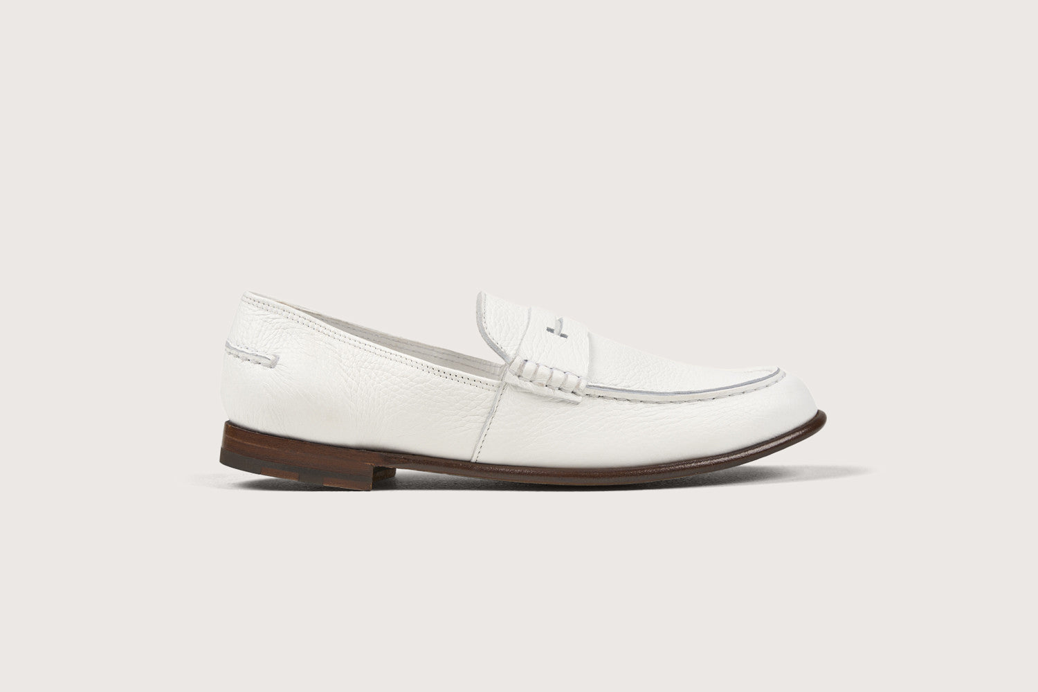 36qty NEW / Loafer MONZA FE CERF CUIR FLEX - Blanc