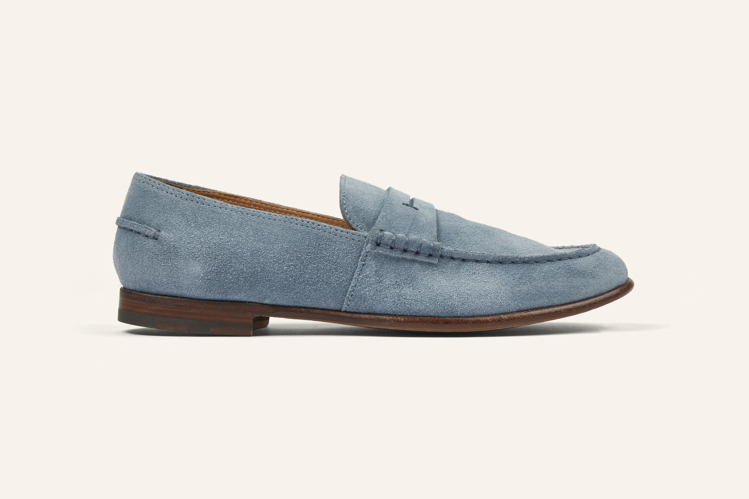 6qty NEW / Loafer MONZA FE HYDROVELOURS CUIR FLEX - Denim