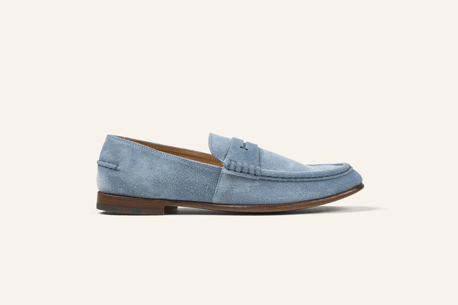 12qty NEW / Loafer MONZA HYDROVELOURS CUIR FLEX - Denim