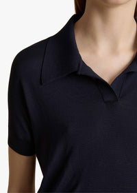 Midnight Navy Morgane Top In Midnight - Midnight Navy