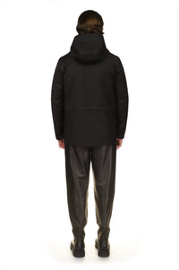 Black Men's Down Coat