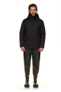 Black Men's Down Coat