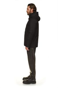 Black Men's Down Coat