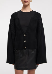 Cardigan Morrow court - Black
