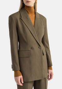 Blazer Motive carré cintré - Forest