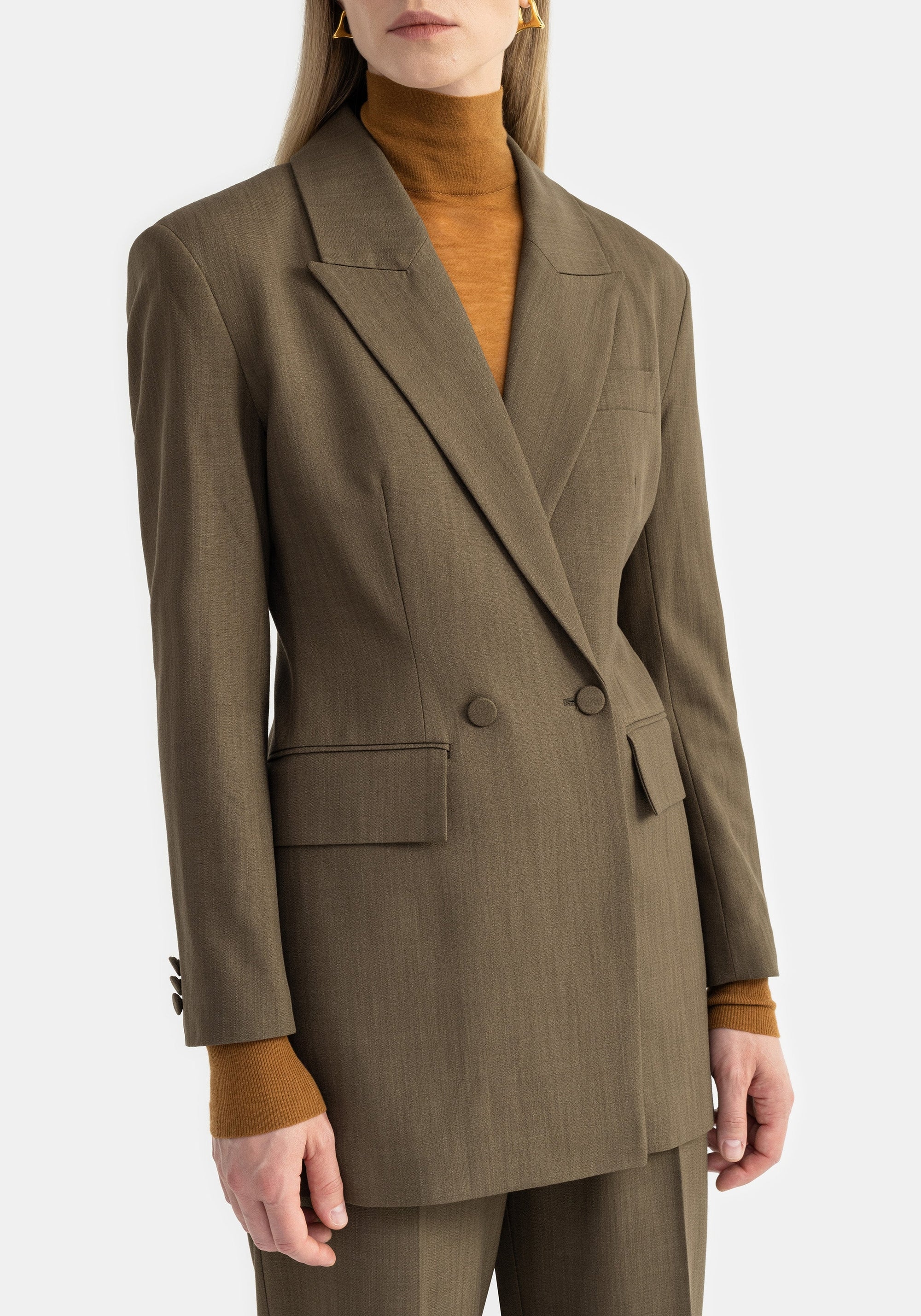 Blazer Motive carré cintré - Forest