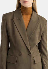 Blazer Motive carré cintré - Forest