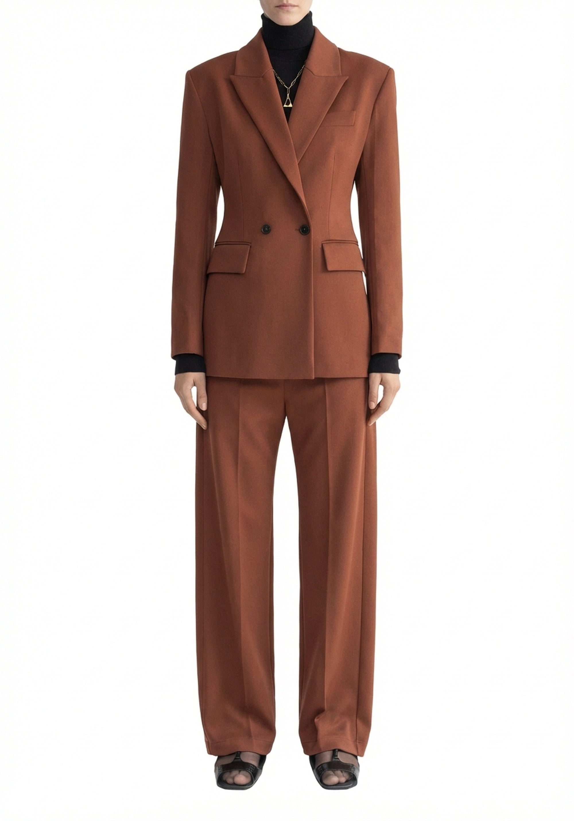Blazer Motive carré cintré - Rust