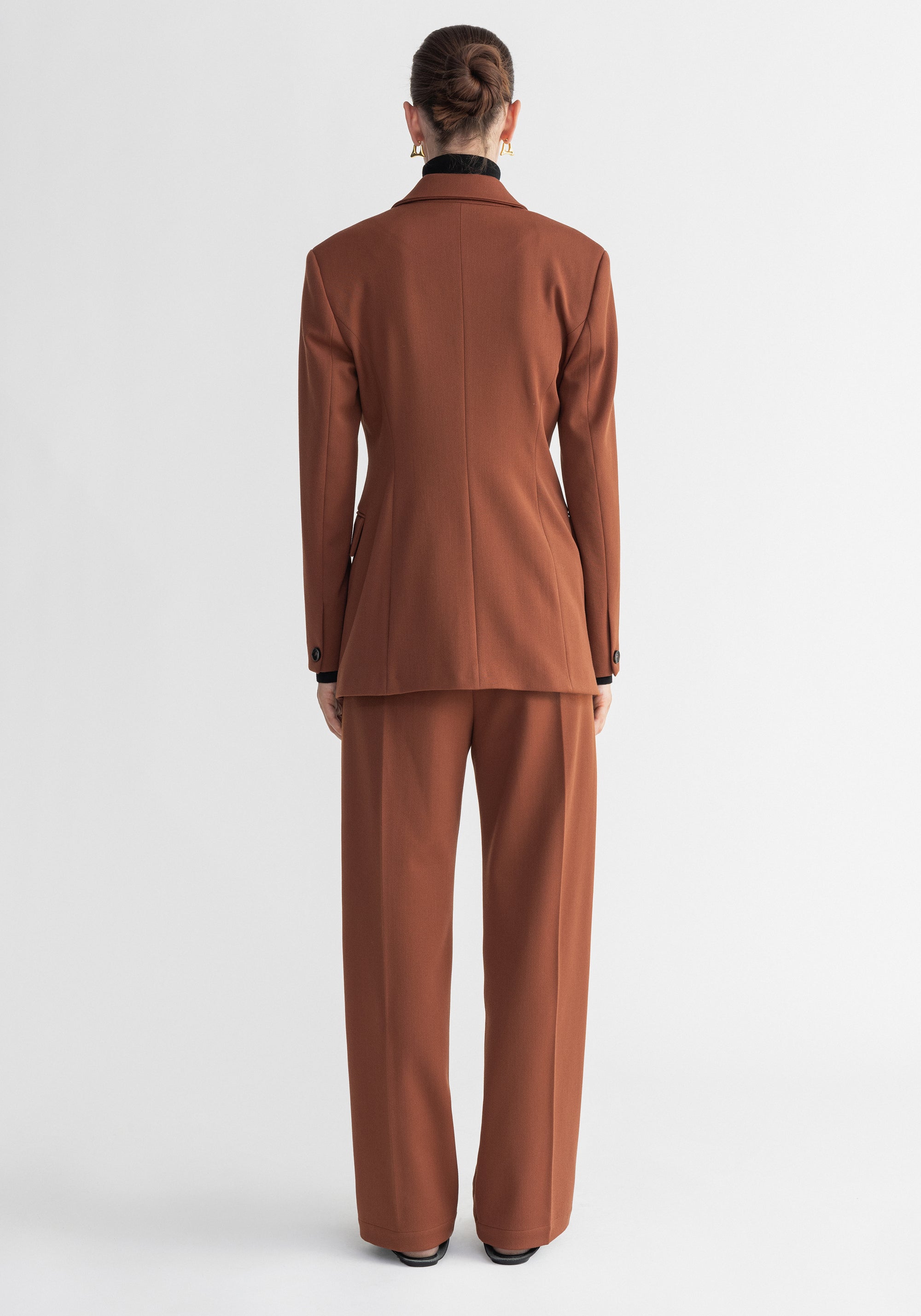 Blazer Motive carré cintré - Rust