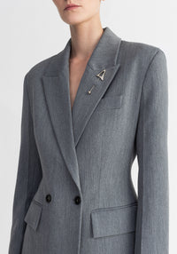 Blazer Motive carré cintré - Steel