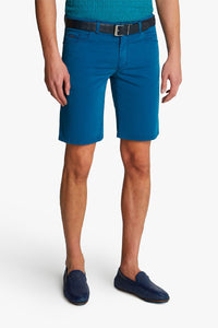 Topstitched shorts - Blue