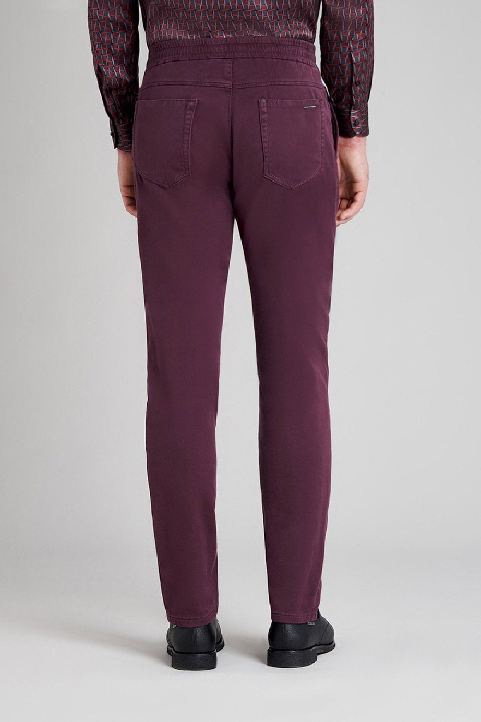 Pantalon à cordon - Bordeaux