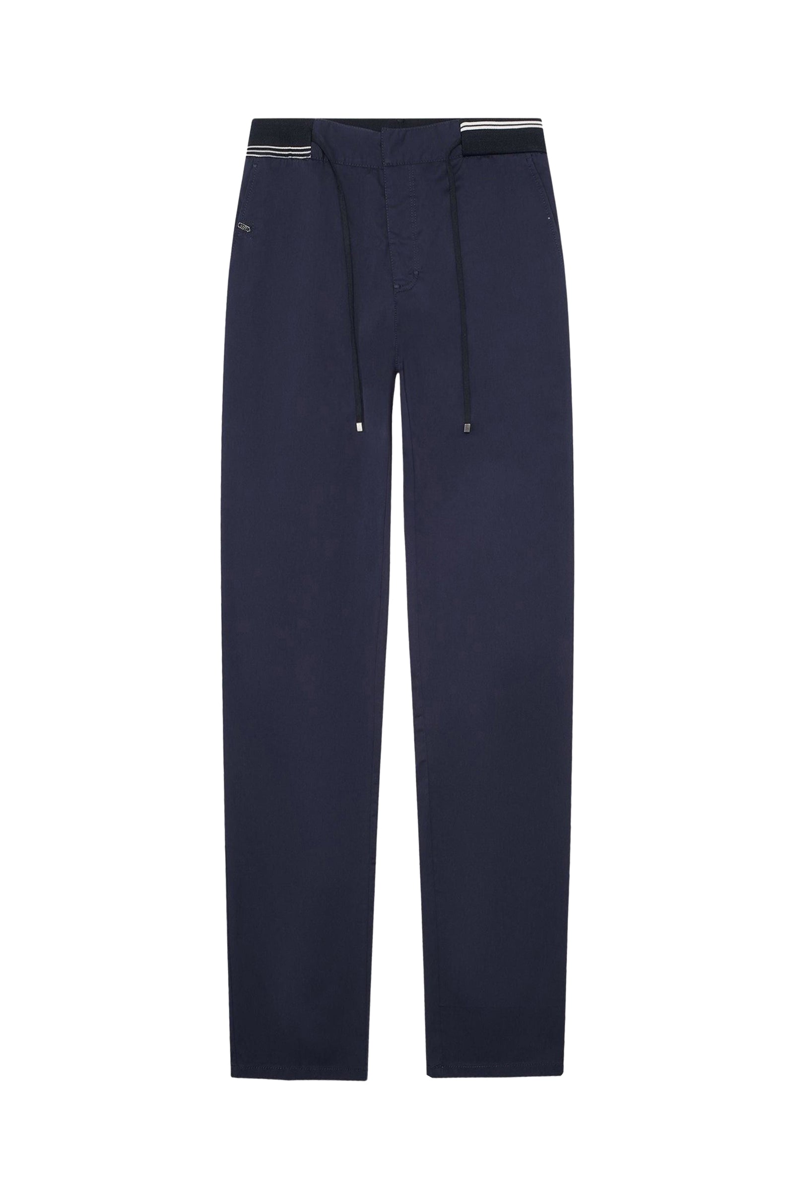 Pantalon décontracté à cordon de serrage - Bleu