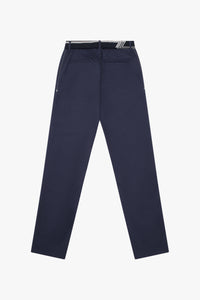 Pantalon décontracté à cordon de serrage - Bleu
