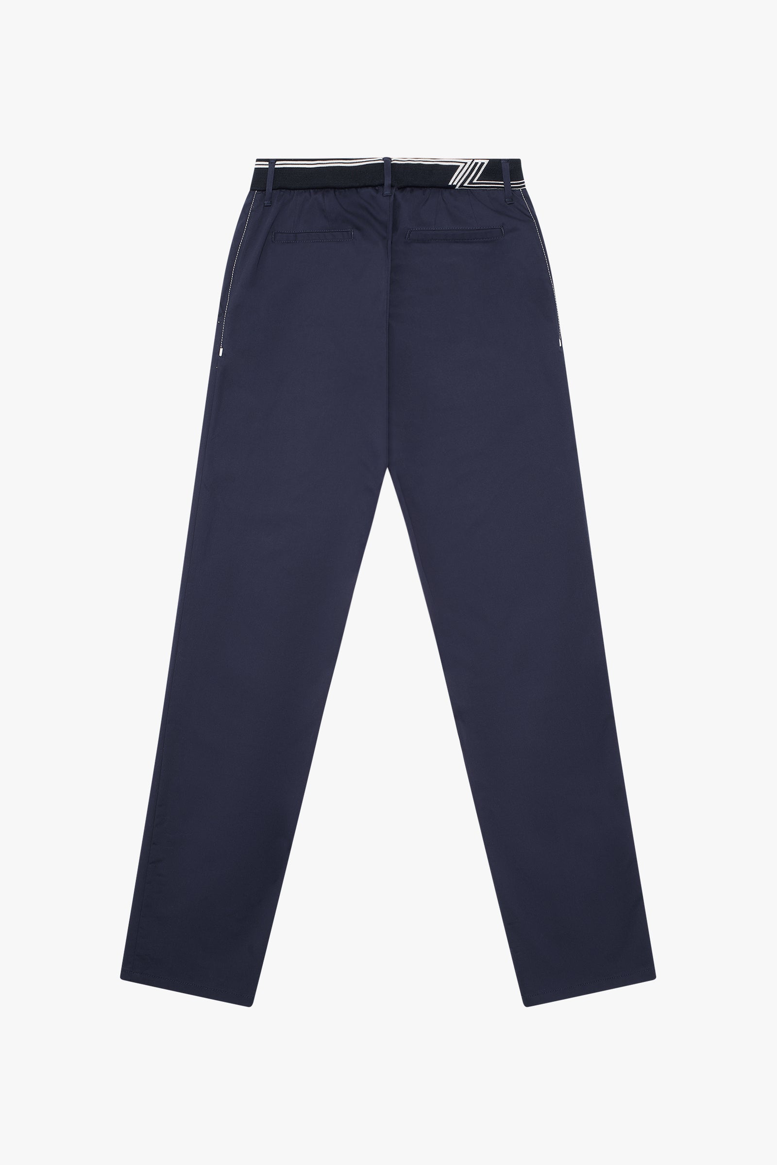 Pantalon décontracté à cordon de serrage - Bleu