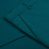 Pantalon chino ajusté à surpiqûres - Vert