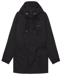 Machina patterned parka - Black Zebra