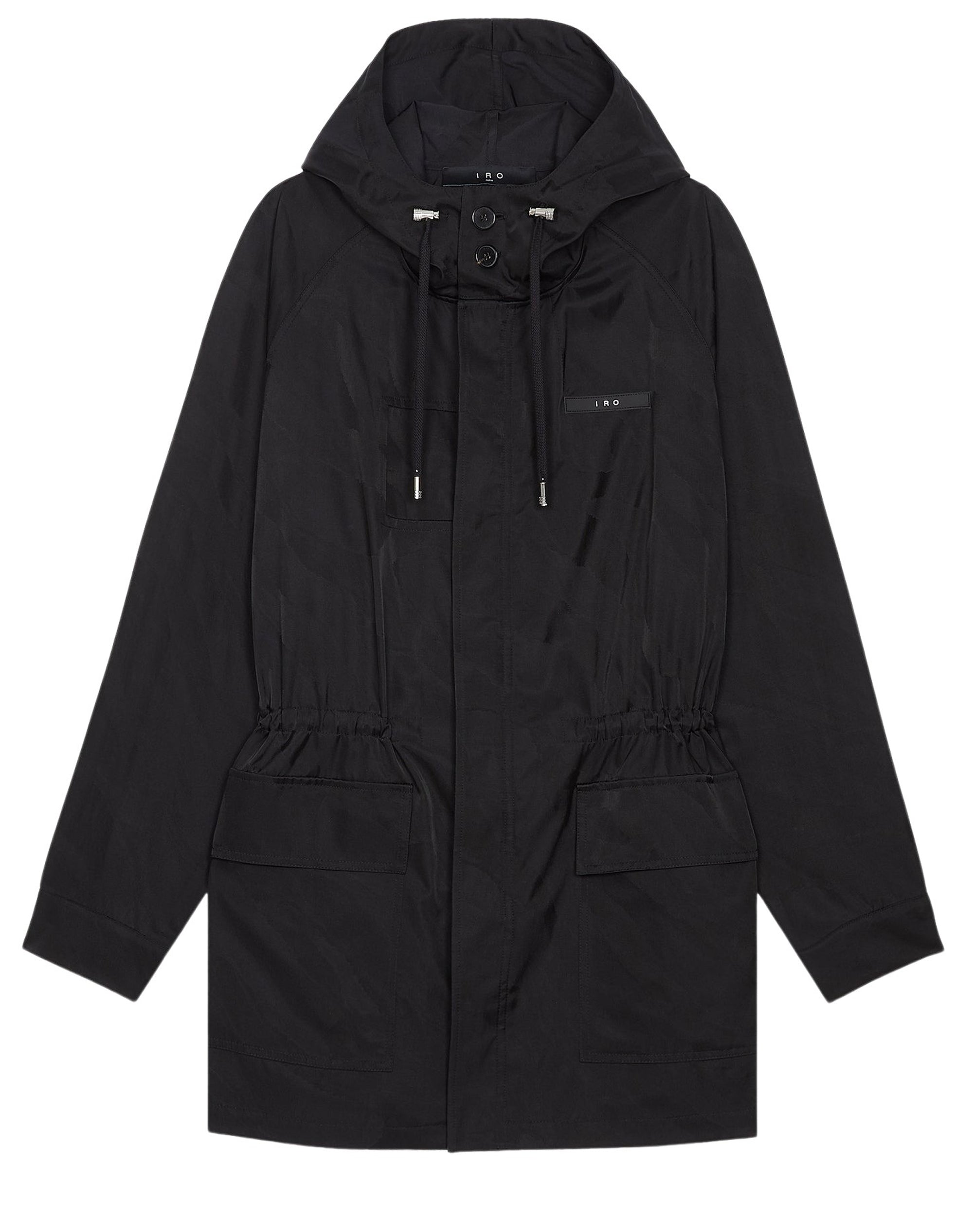 Machina patterned parka - Black Zebra