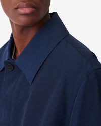 Milot water-repellent trench coat - Navy