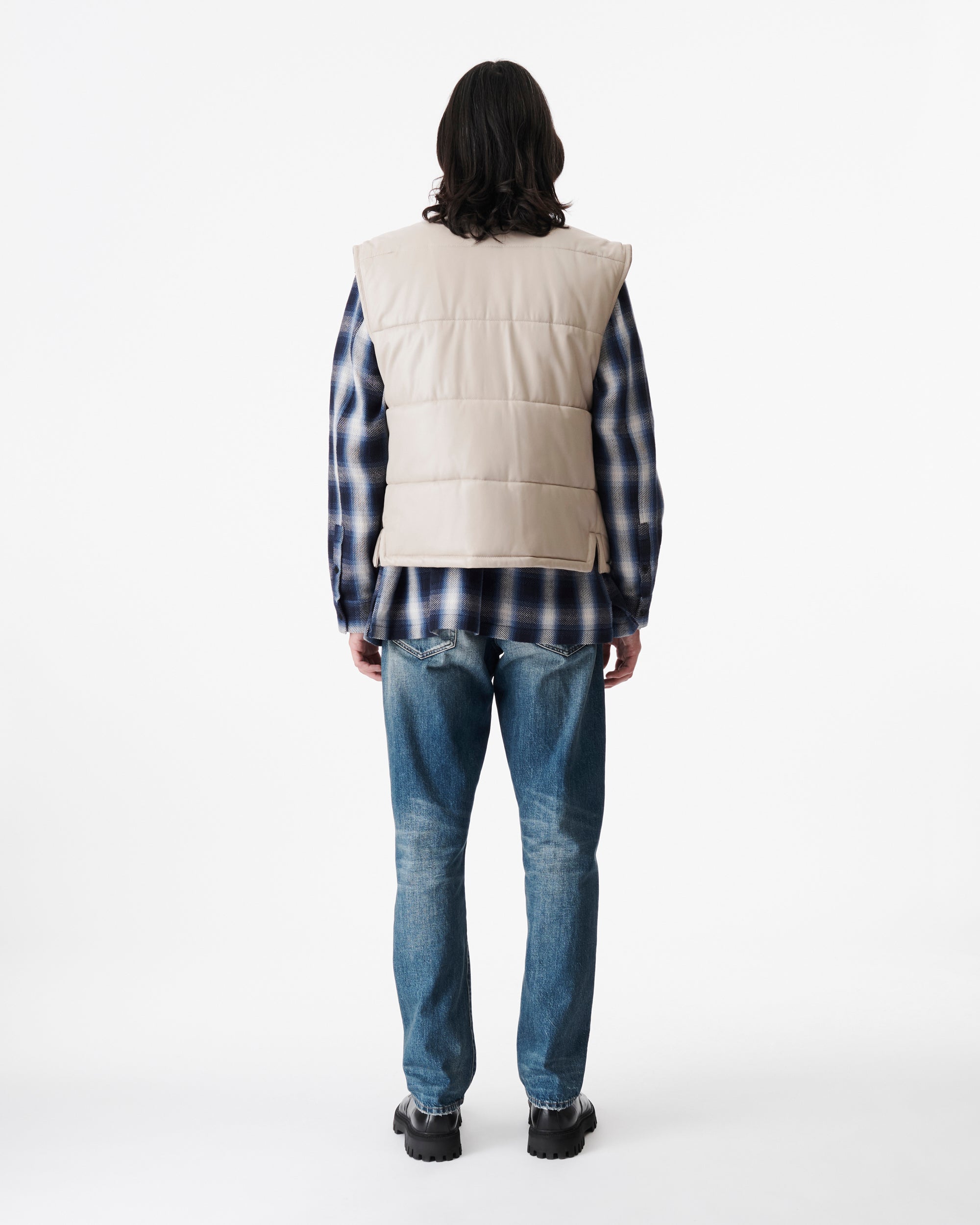 Inra leather jacket - Sand