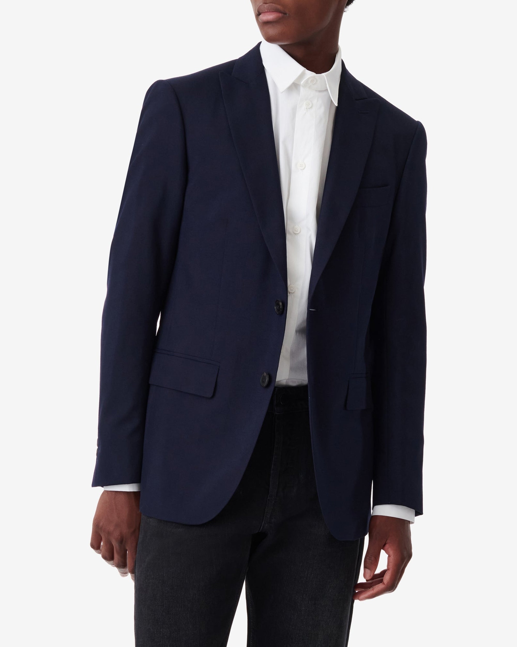 Cleah wool blazer - Navy