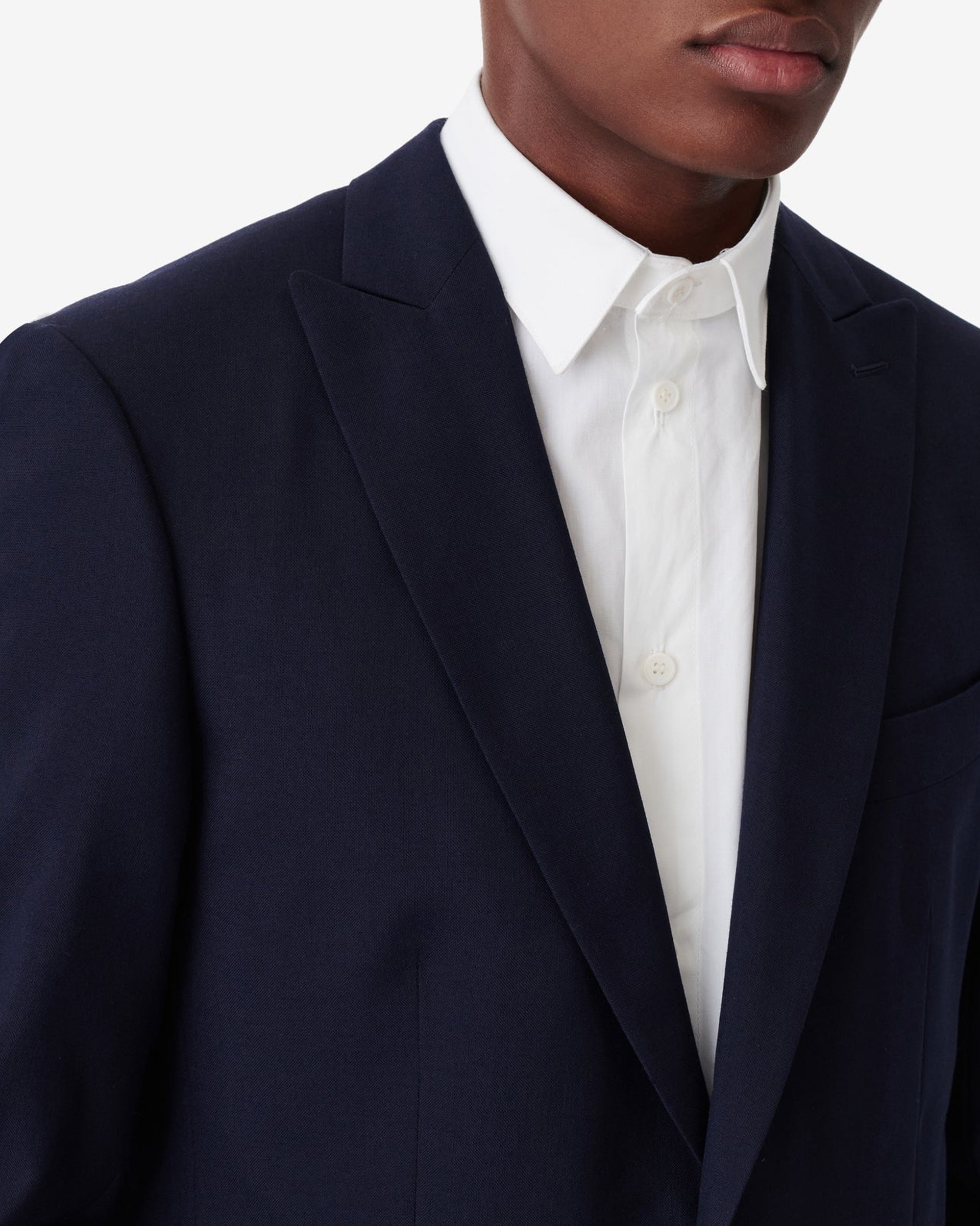Cleah wool blazer - Navy