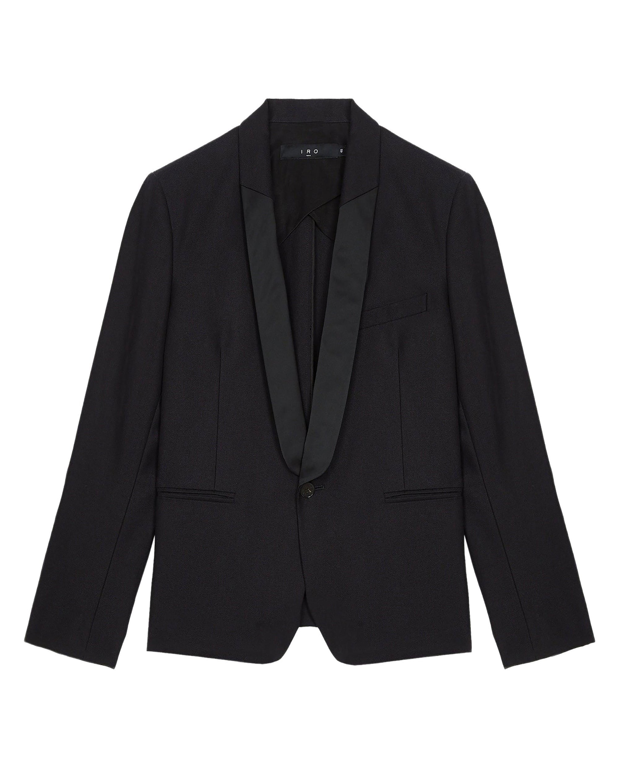 Cles button-down blazer - Navy