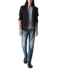 Cles button-down blazer - Navy
