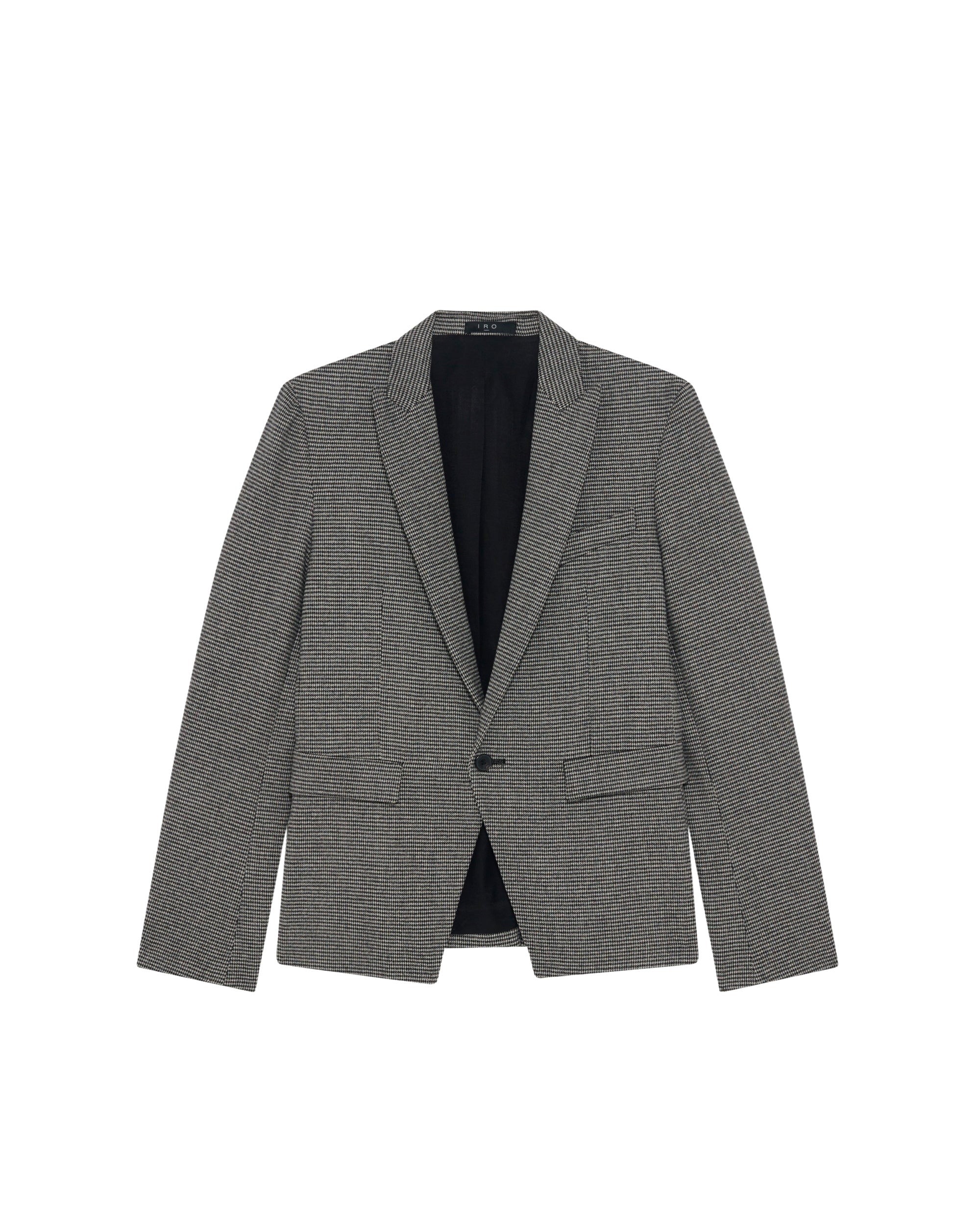 Kriss wool jacket - Black & Ecru