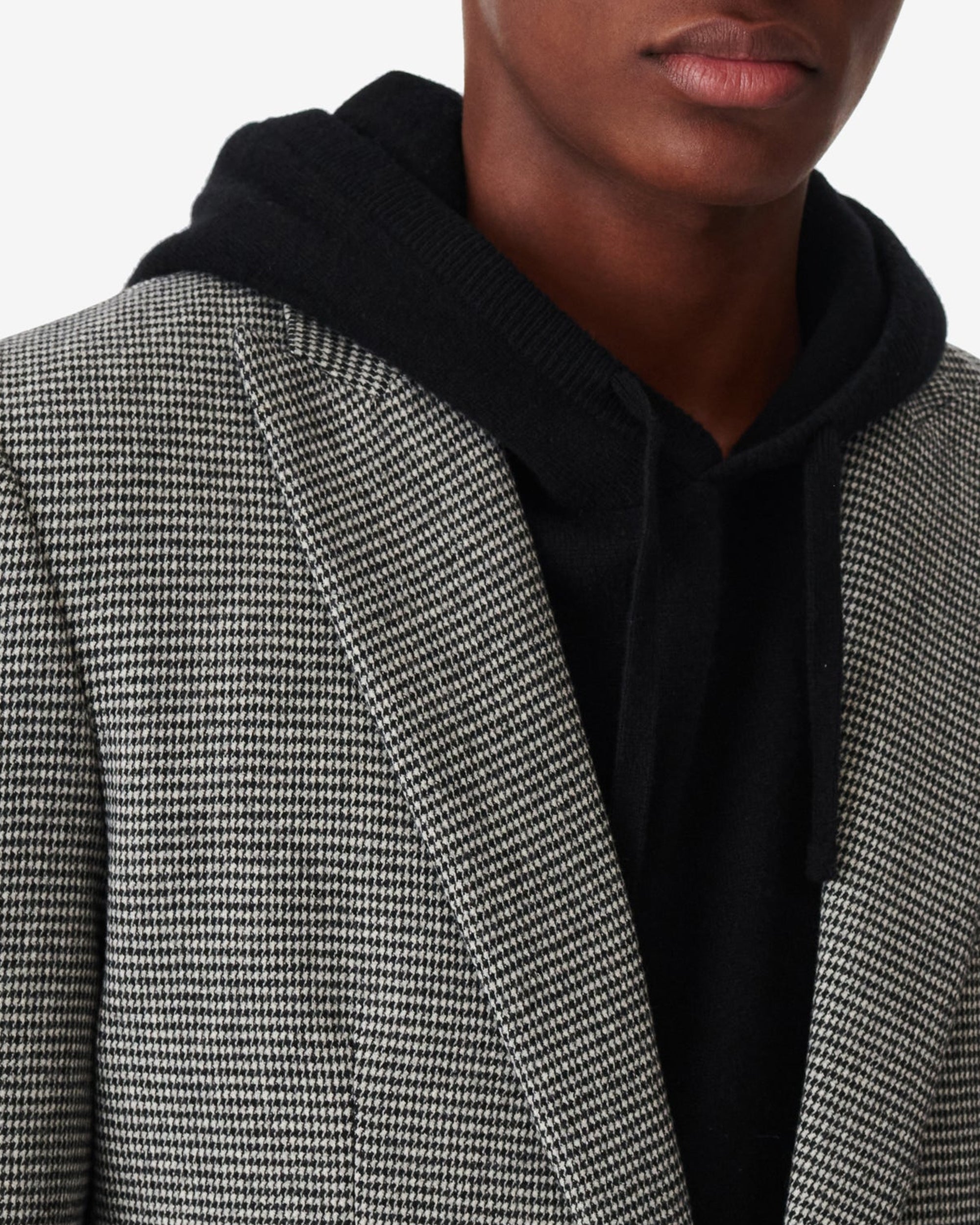 Kriss wool jacket - Black & Ecru