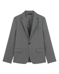 Lino wool blazer - Grey