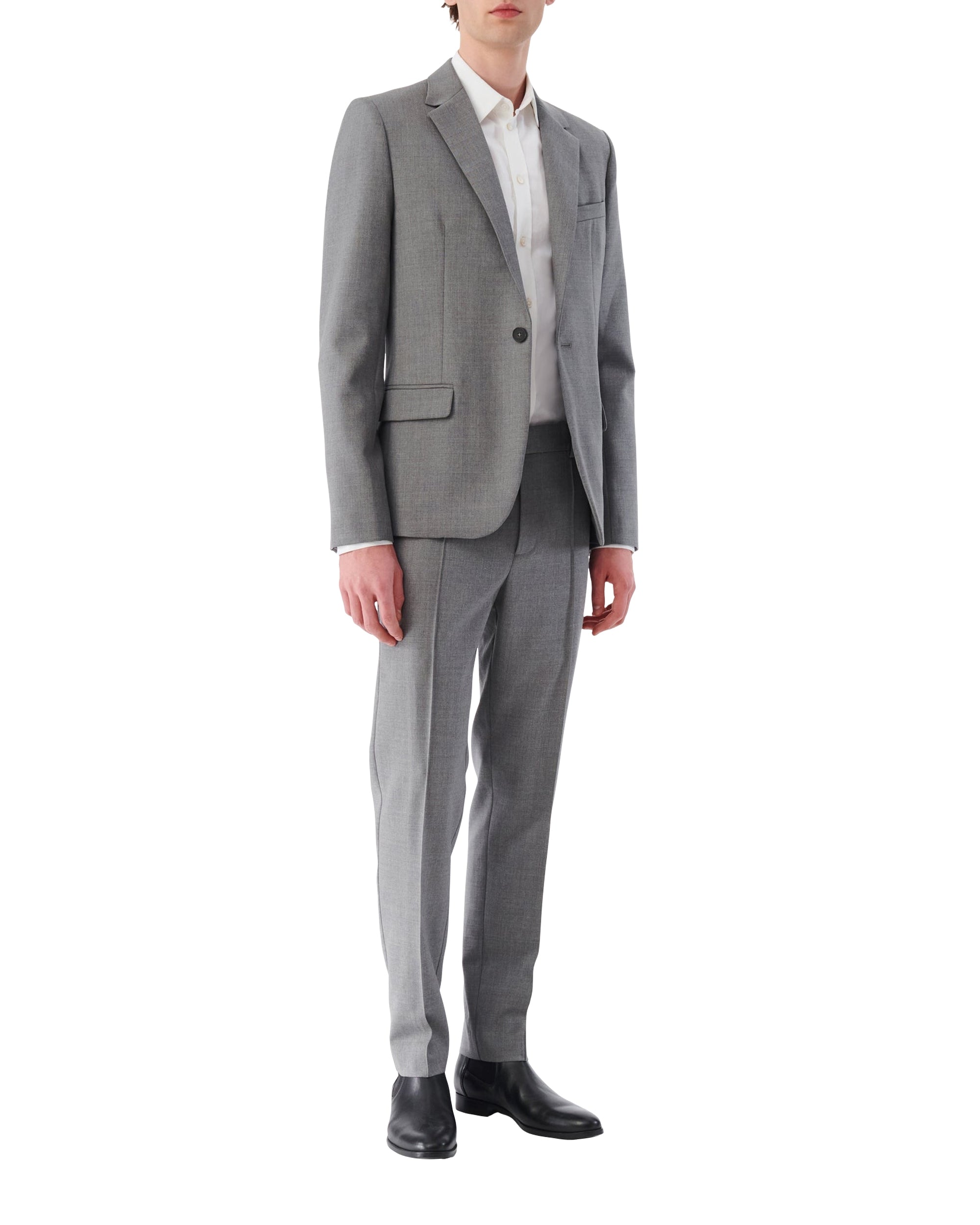 Lino wool blazer - Grey