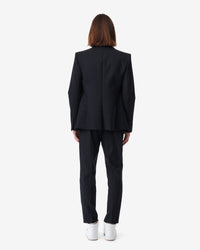 Lowe wool blazer - Stripe Grey