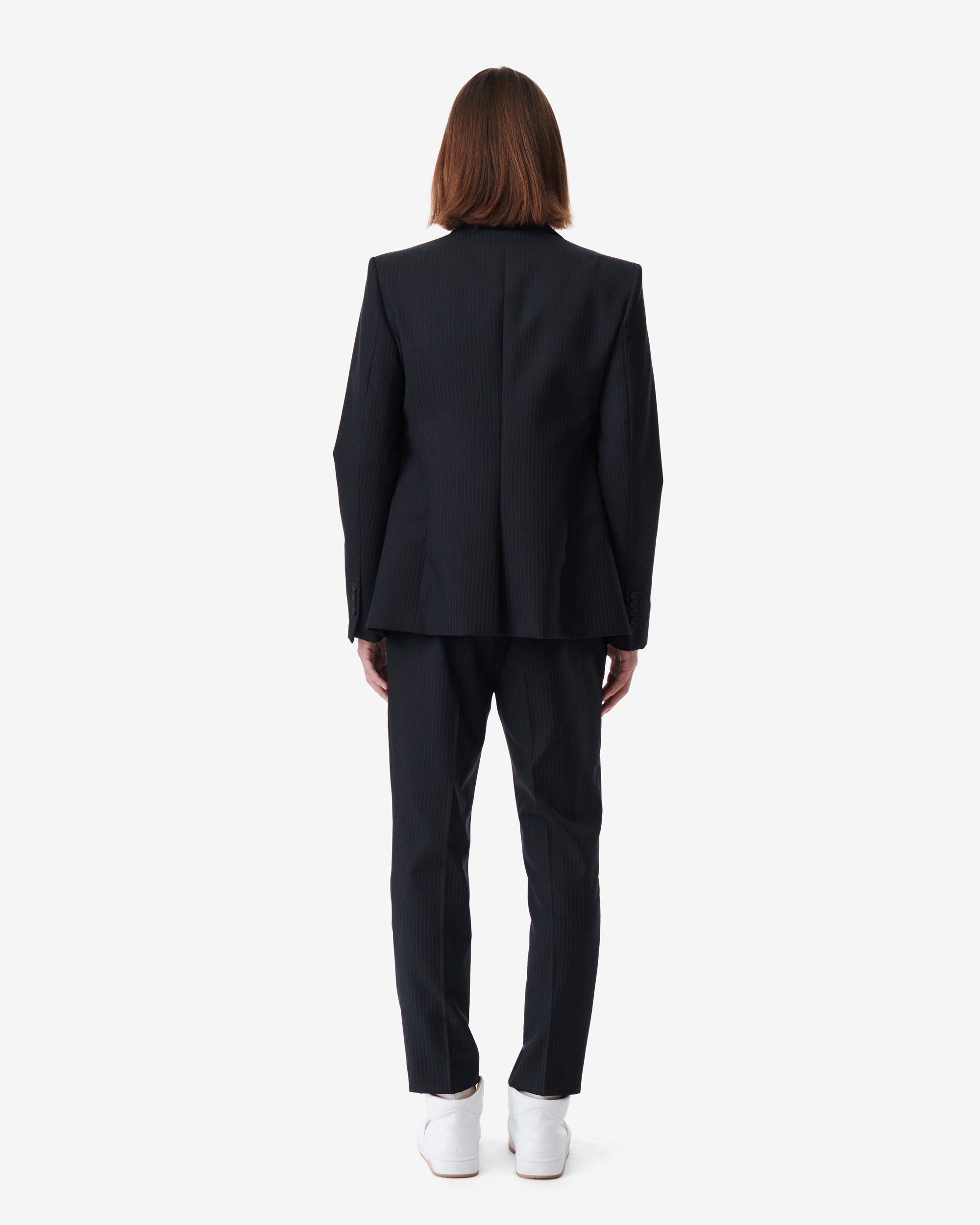 Lowe wool blazer - Stripe Grey
