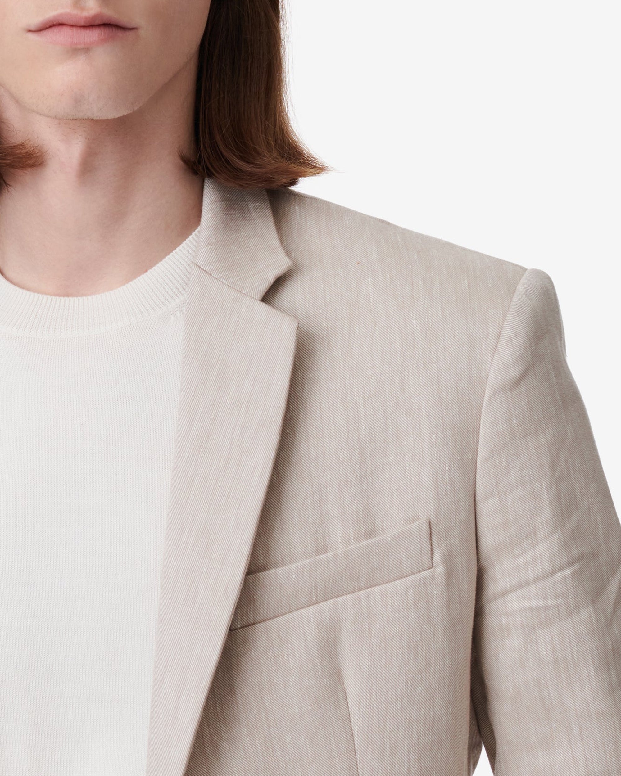 Mercury blazer in linen blend - Beige
