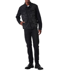 Arlo jacket in denim - Used Black