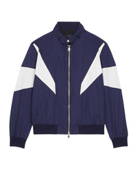 Manol biker jacket - Navy Grey