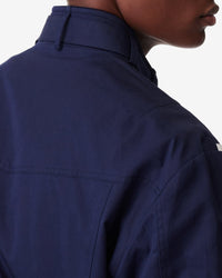 Manol biker jacket - Navy Grey