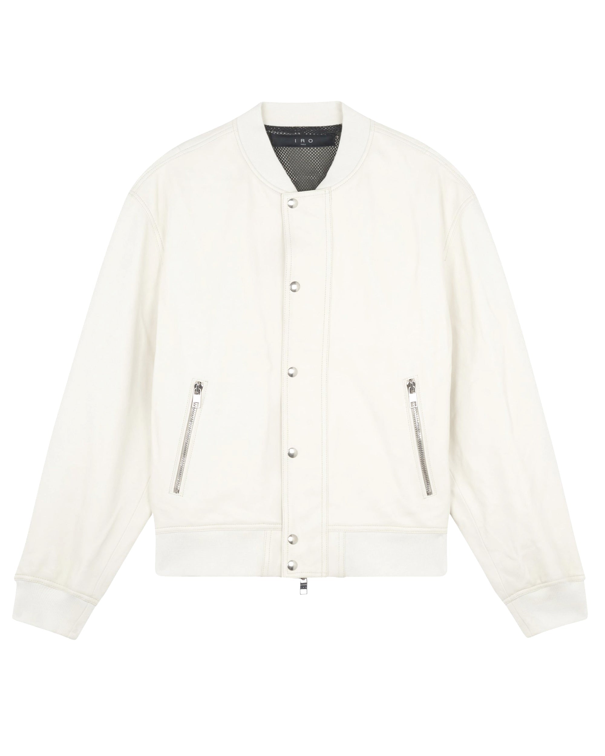 Obra leather jacket - Optical White
