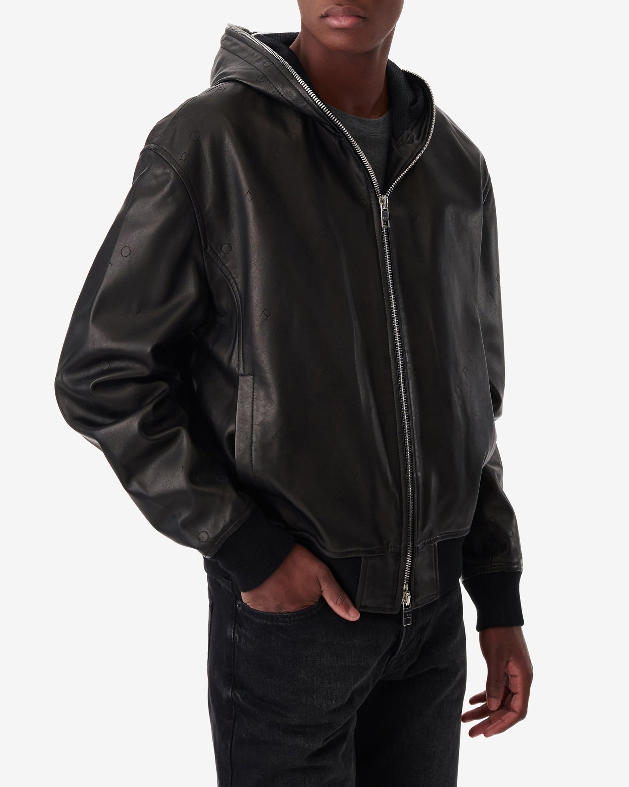 Prane leather jacket - Black