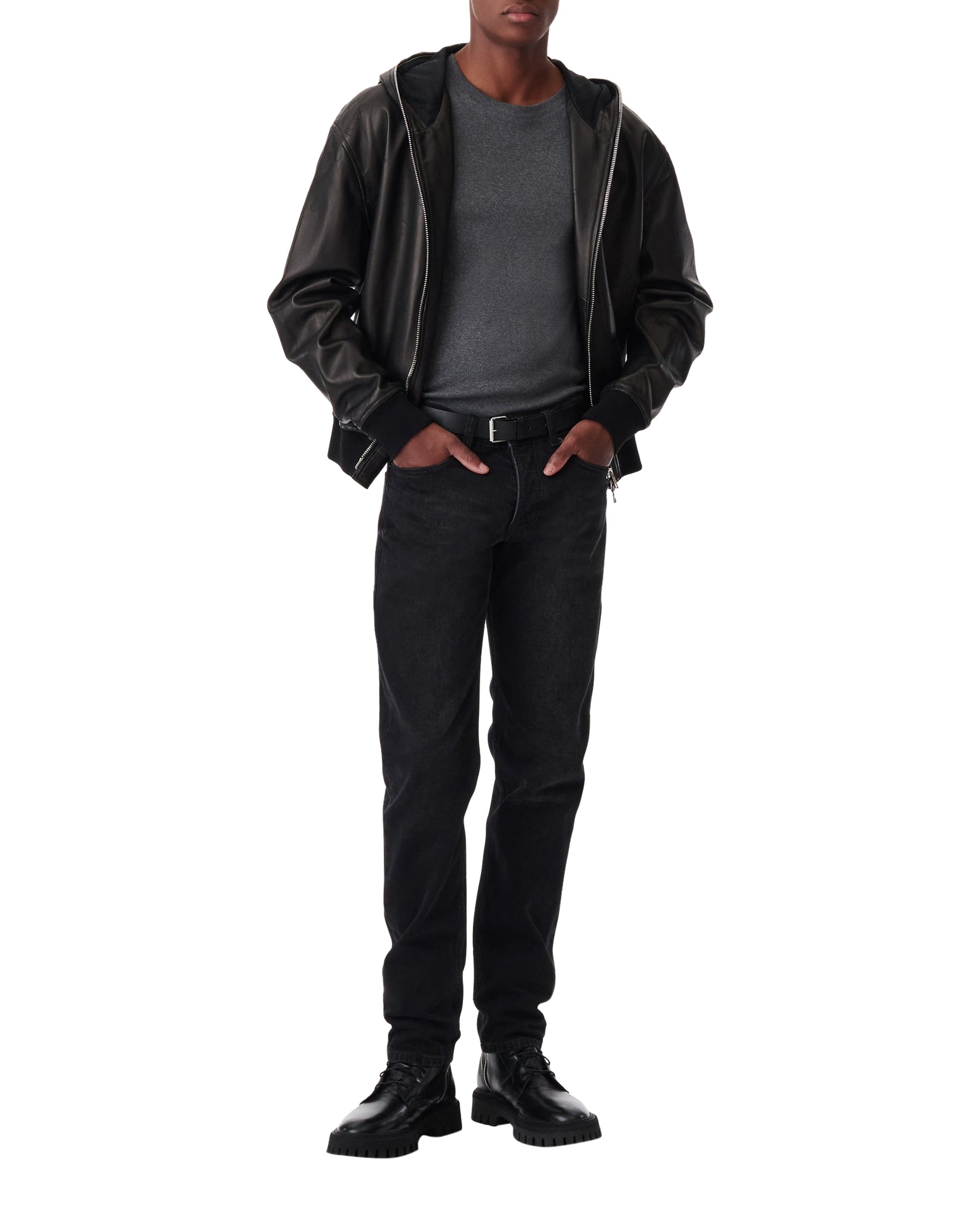 Prane leather jacket - Black