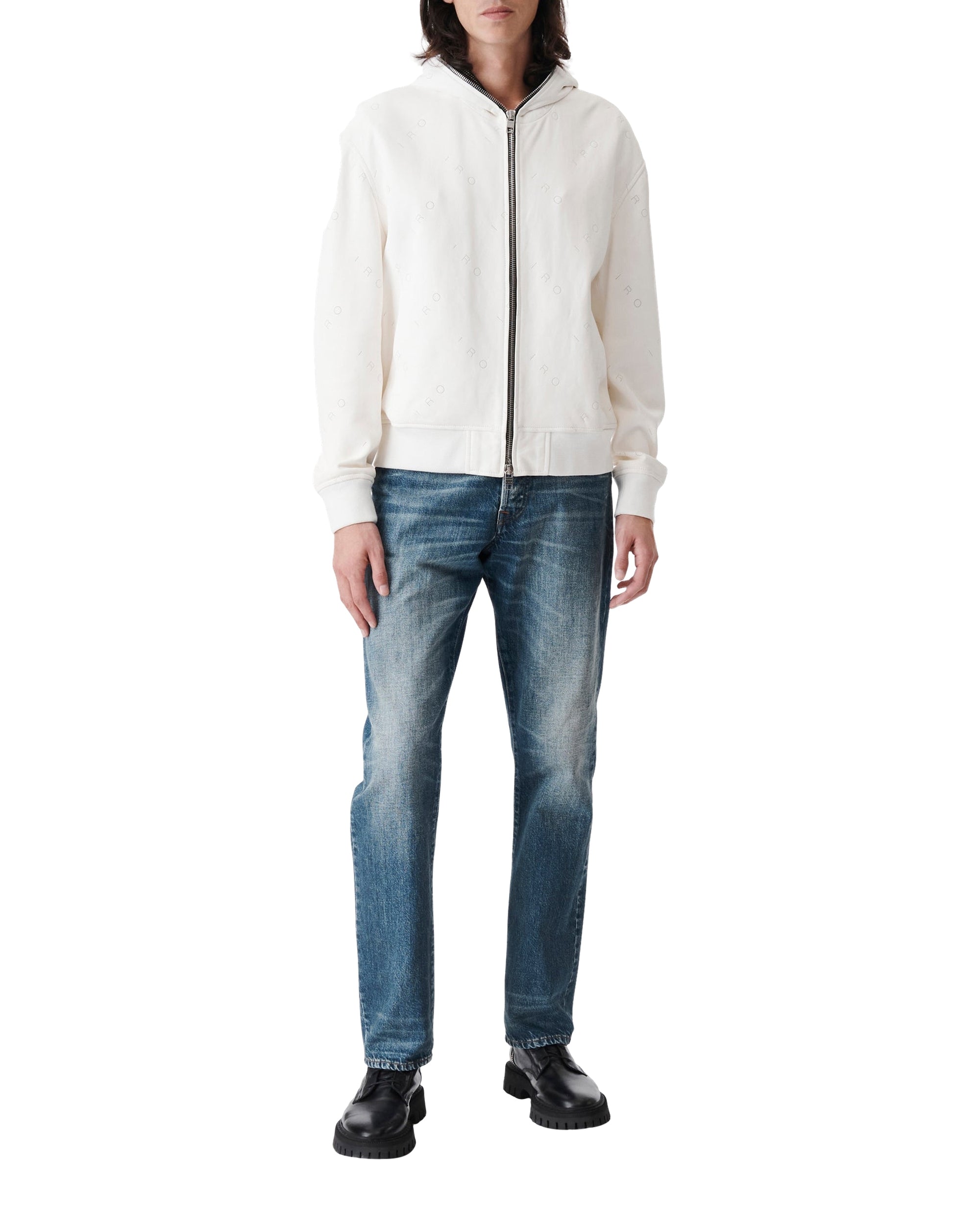 Prane leather jacket - Natural White