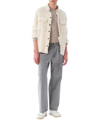 Bale long sleeve overshirt - Ecru