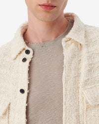 Bale long sleeve overshirt - Ecru