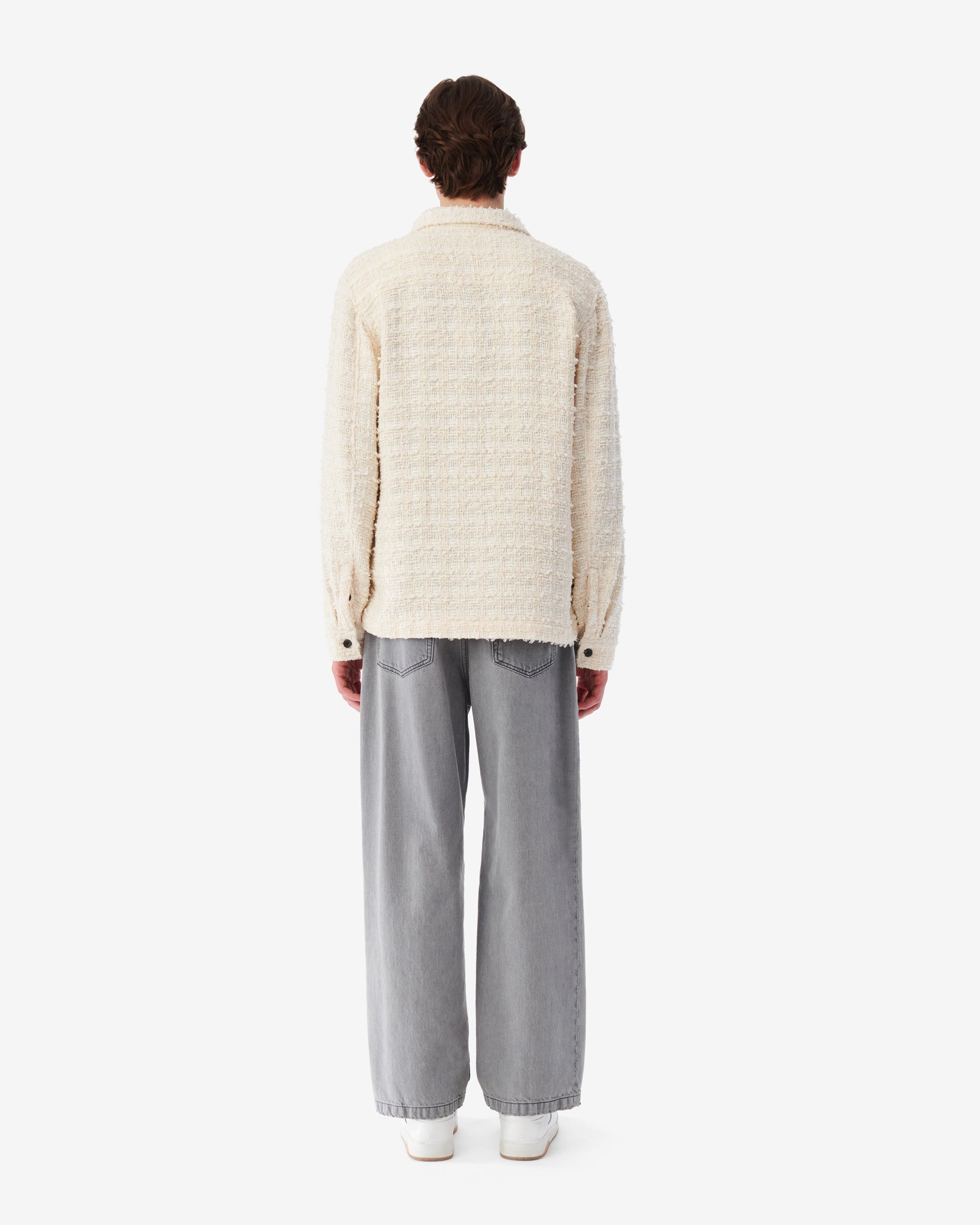 Bale long sleeve overshirt - Ecru