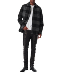 Ilario plaid shirt - Black & Dark Grey